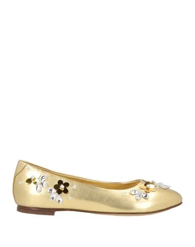 Dolce&Gabbana Bailarinas Chica Oro 32 Chica - Dolce & Gabbana - FashionsVida