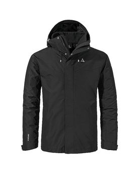 Chaqueta de senderismo para hombre Okere eL 3in1 con capucha negro 58