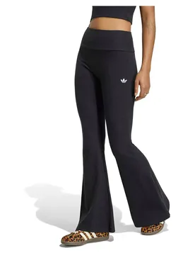 Leggings Essentials Rib Flared Black M - Adidas Originals - FashionsVida