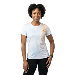 Tie-break Ii Short Sleeve T-shirt Apricot / Print Vision W 3XL