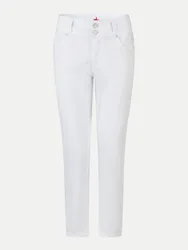 Slim-Fit 7/8 Jeans Weiß S