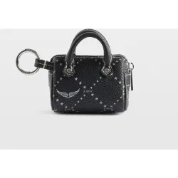 Zadig & Voltaire - Llavero de mujer miniatura con monograma