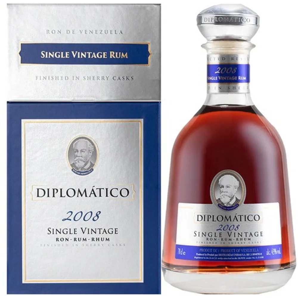 Estuche ron Single Vintage 2008 - Diplomático - FashionsVida