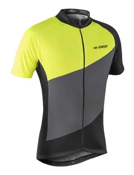 Maglia A Maniche Corte Flow Black / Yellow - Gist - FashionsVida