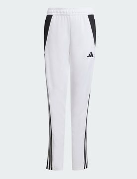 Pantaloni da allenamento Tiro 24 Junior 9-10A White / Black