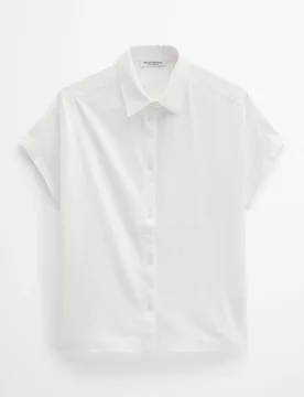 Blusa de jersey ancha fabricado con una mezcla de materiales - MARC O'POLO - FashionsVida