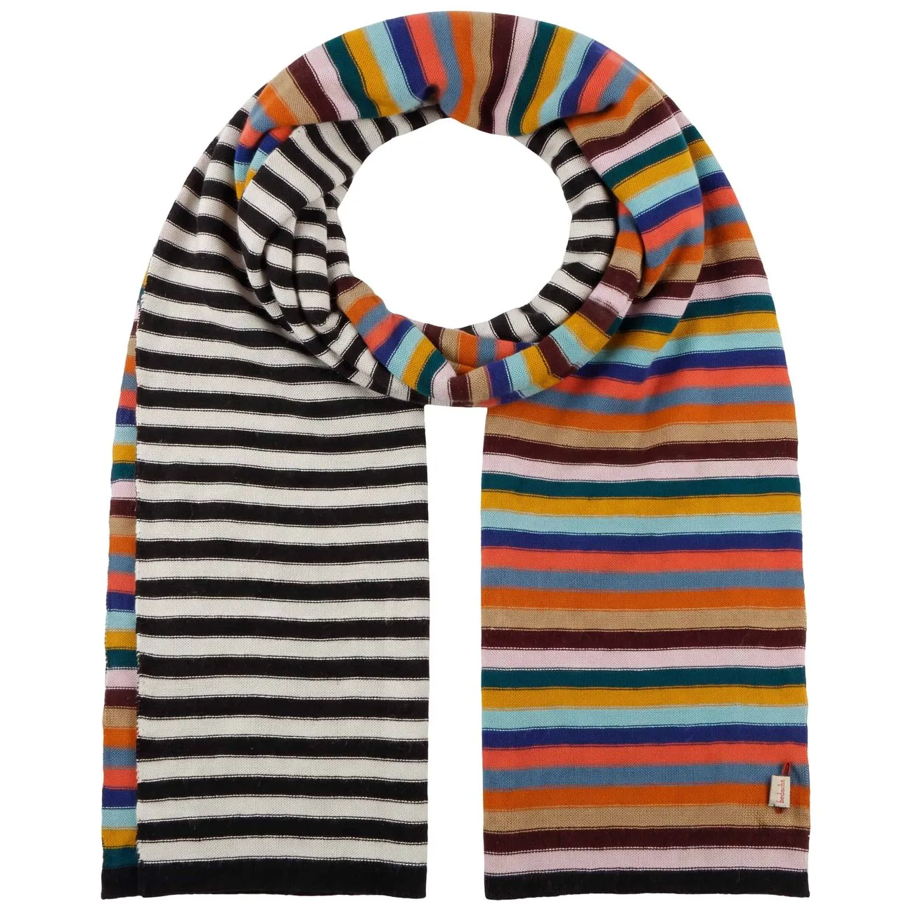 Colour Stripes Wool Scarf by - mixed colours - Damen - Size: One Size - bedacht - FashionsVida