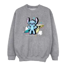Women's Lilo & Stitch Techno Stitch Sweatshirt in Grey Size: Large - Grey - Size: L