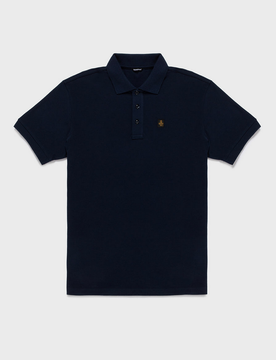 Polo basic uomo navy blazer