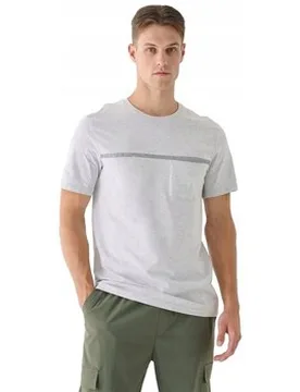 T-Shirt M2078jasnyszaryrss24ttshm207 Eu Xxl Male - 4F - FashionsVida