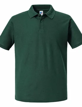 Mens Authentic Eco Polo Shirt (Bottle Green) - Size X-Small - Russell athletic - FashionsVida