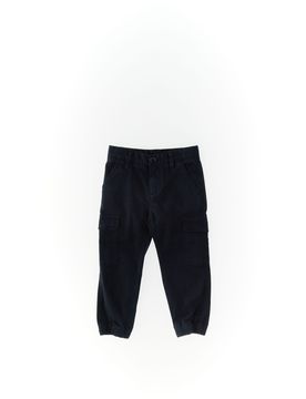 Pantalone in cotone BLU SCURO 12A