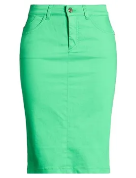 Midi-Rock Damen Grün 34 Damen - MARANI - FashionsVida