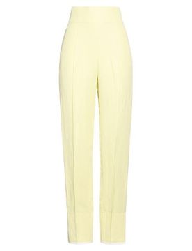 Pantalones Mujer Amarillo pastel 38 Mujer