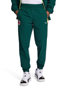 Ac Milan Uomo - Pantaloni Verde - Taglia L - Poly Woven L - Puma - FashionsVida