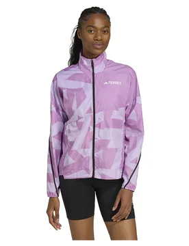 Giacca A Vento Terrex Multi Printed Preloved Purple / Powder Plum L