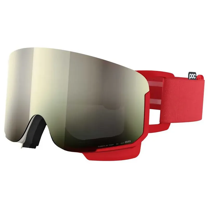 Masque De Ski Nexal Rouge / Blanc / Partly Sunny Ivory Partly Sunny Ivory/CAT2 Homme