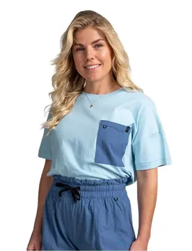 T-shirt à Manches Courtes True Beach Sky Blue XL