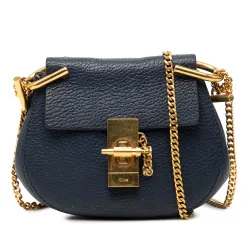 Mini Leather Drew Crossbody