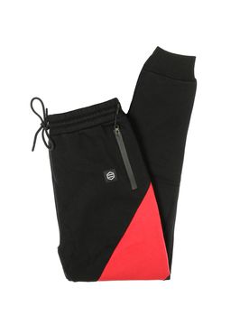 Pantalone Tuta Felpato Uomo Victorious Black/red