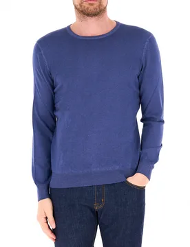 Maglia lana vergine BLU CHIARO 48 - Gran Sasso - FashionsVida