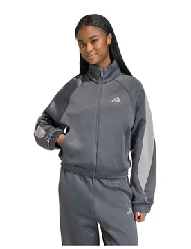 Felpa Con Zip Stadium Grey Six / Ch Solid Grey / St Tropic Bloom XS - Adidas - FashionsVida