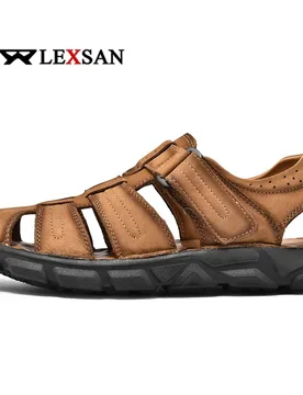 Summer Men Sandals Genuine Leather Mens Casual Shoes Outdoor Men Leather Sandals for Men Beach Shoes Roman mens Shoes - Aliexpress - FashionsVida