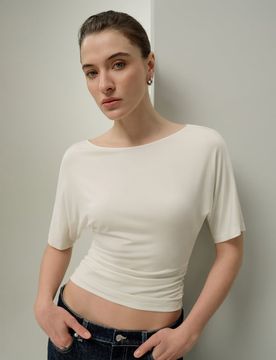 Donna Maglietta Jersey Silk Breeze Elegante XL