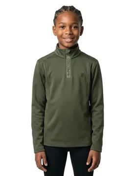 T-shirt à Manches Longues Avec Demi-zip Rewillowy Thyme 152 cm Garçon - Protest - FashionsVida