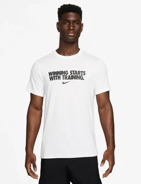 T-Shirt Winning - Blanc - male - Size: S - Nike - FashionsVida