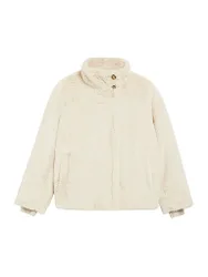 Veste imitation fourrure beige 42