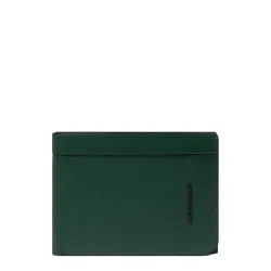 Portafoglio W137 Uomo Pelle verde - PU257W137R-VE
