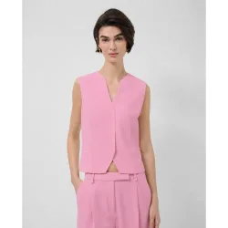Top de mujer estructurado crepé