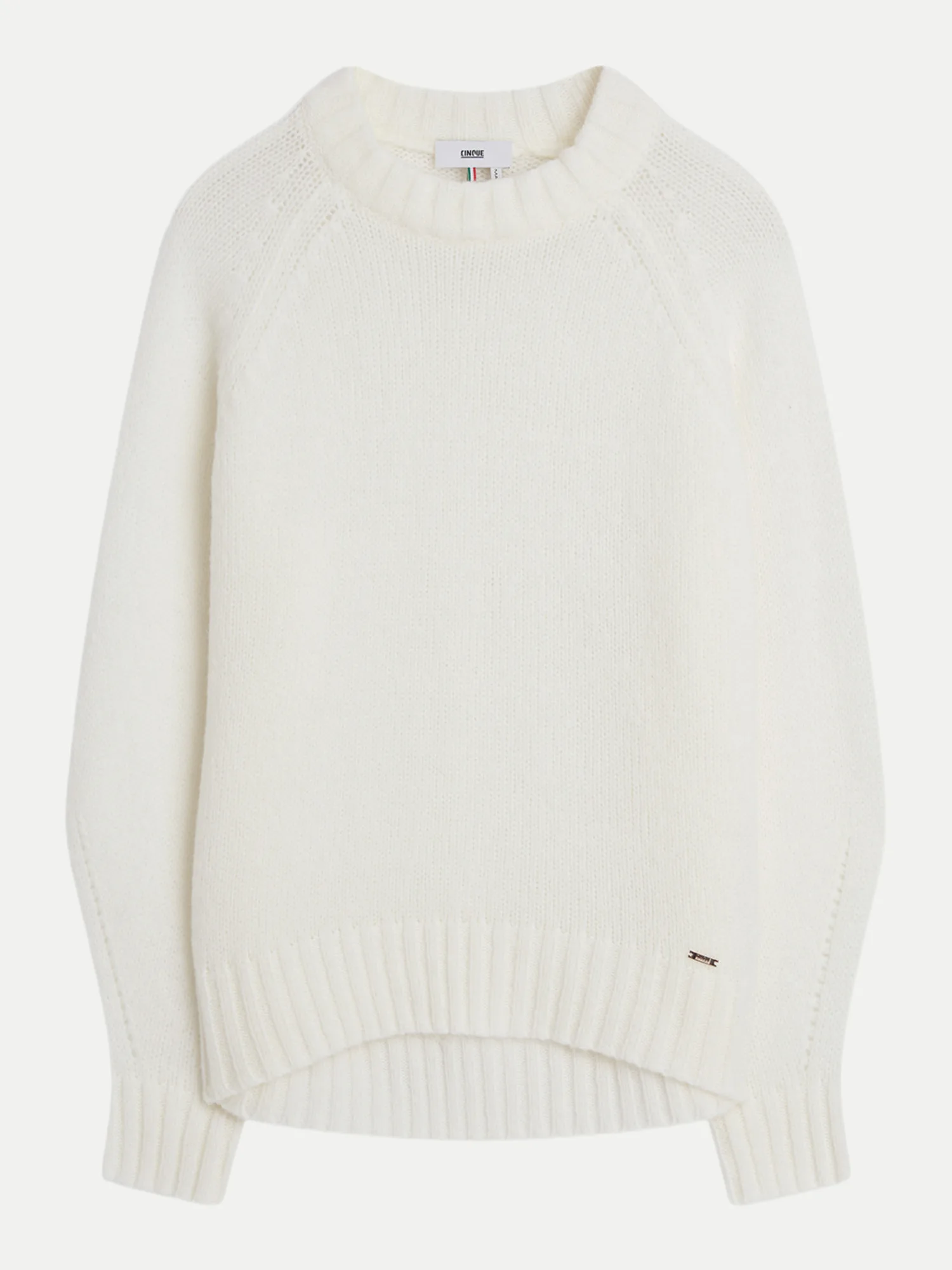 Strickpullover CISARIO Weiß S - Cinque - FashionsVida