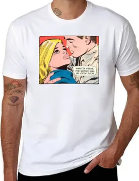 The World Will Be Over Soon Retro Vintage Comics T-Shirt cotton t shirts man 100% cotton t shirts high quality T-Shirt - Aliexpress - FashionsVida