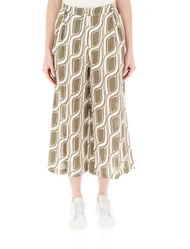 Pantalone a palazzo LIU JEANS FANGO 46 - Liu jo - FashionsVida