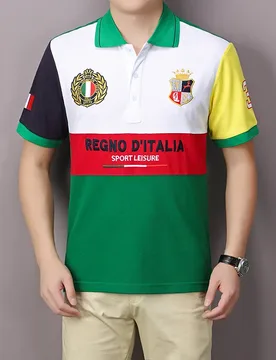 Men's Short Polo Shirt Preppy Style Royal Elite Noble Leisure Sports Embroidery Pure Cotton European Size Italy Popular Items - Aliexpress - FashionsVida