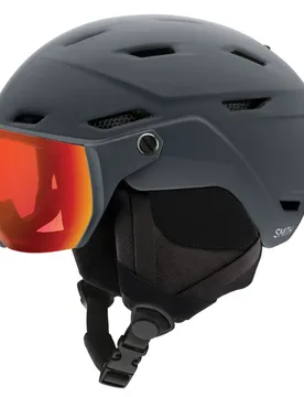 Casque Survey Matte Black Chromapop Photochromic Rose Flash 59-63 cm unisex - SMITH - FashionsVida