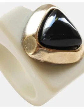 Anillo de fibra de vidrio blanco - ÉMOLO - FashionsVida