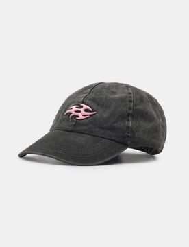 Cappellino da baseball in cotone con ricamo - grigio scuro