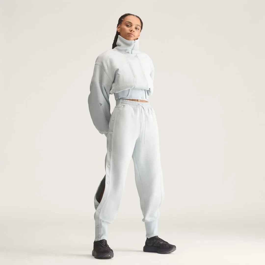 Pantaloni a gamba larga by Stella McCartney L Clear Grey - Adidas - FashionsVida