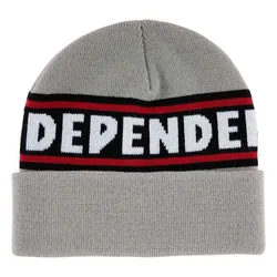 Casquette Bar Logo Beanie Long Shoreman Grey One Size Homme