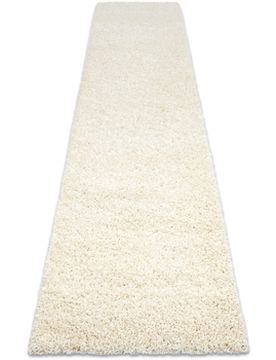 Teppiche Teppich, Läufer Soffi Shaggy 5cm Creme - 70x200 Cm 70x200 Cm