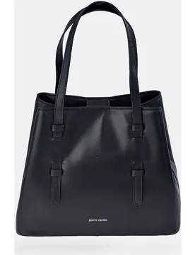 Bolso Shopping en suave piel - Pierre Cardin - FashionsVida