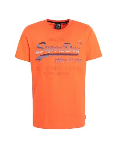 T-shirts Herren Orange S Herren - Superdry - FashionsVida