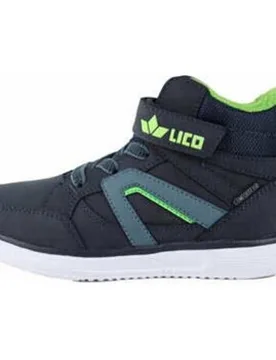 Halbschuhe Klettschuhe Marine-Petrol-Lemon 536048 32;33;34;35 Male - LICO - FashionsVida