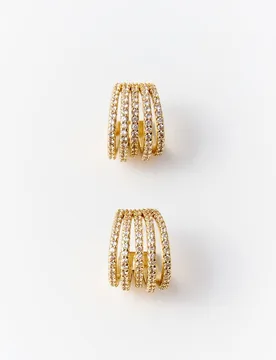 Sfera - Aros quíntuples brillos - Sfera - FashionsVida