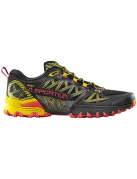Chaussures de trail en GORE-TEX® - Bushido III GTX M Black/Yellow - Taille 44 - Noir - La Sportiva - FashionsVida