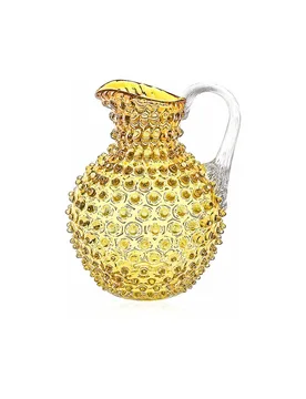 Jarra HOBNAIL Large 2l Underlay Amber amarillo - Klimchi - FashionsVida