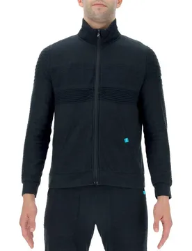 Sweat-shirt à Zip Natural Training Blackboard L - Uyn - FashionsVida